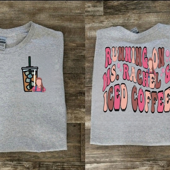 Mama shirt ms rachel and iced coffee cute popular retro - Picture 1 of 1